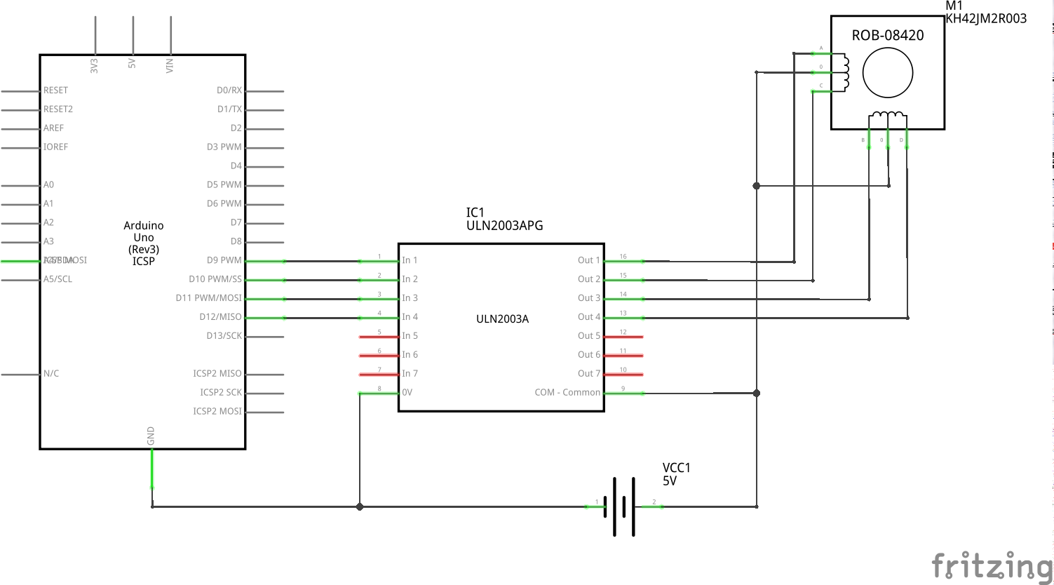 test_motor_3_ULN2003APG_schemă