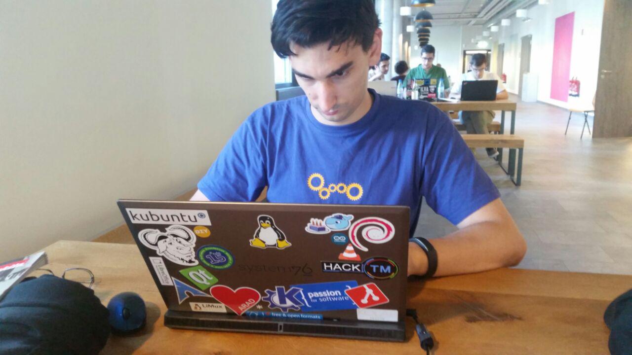 Working at Akademy 2016